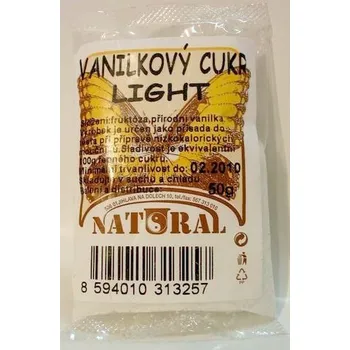 Cukr Vanilkový cukr Light 50g NATURAL