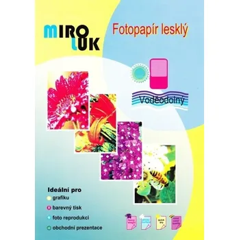 Kancelářský papír Fotopapír 10x15cm, 20 listů, 190 g/m², lesklý
