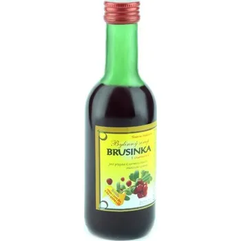 Sirup Brusinkový sirup 287g Klášterní officina