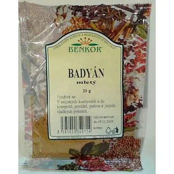Koření Benkor Badyán mletý 20 g