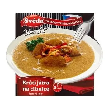 Hotové jídlo Krůtí játra na cibulce 340g SVEDA