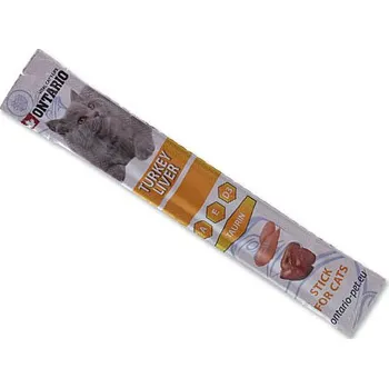 Ontario stick Turkey/Liver 5 g Pamlsek pro kočku Ontario stick Turkey/Liver 5 g