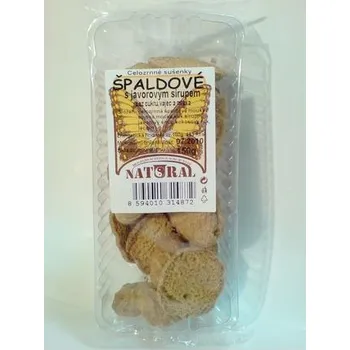 Špaldové celozrnné sušenky s javorovým sirupem 150g NATURAL