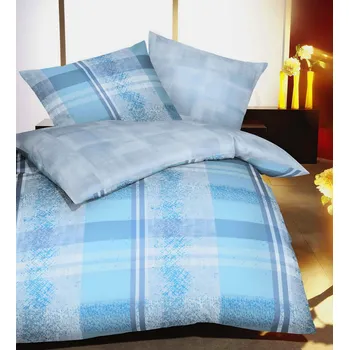 Povlečení Kaeppel | Bavlněné povlečení Surface Aqua, 140x200, 70x90