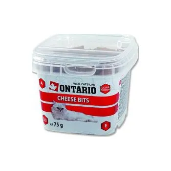 Pamlsek pro kočku Ontario Snack Bits Cheese 75 g