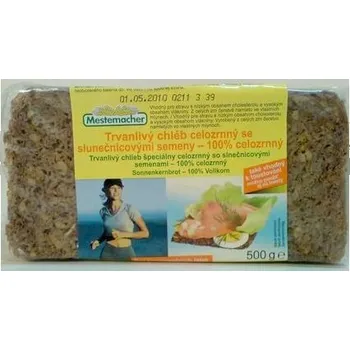 Pečivo Trvanlivý chléb celozrnný se slunečnicí 500g MESTEMACHER