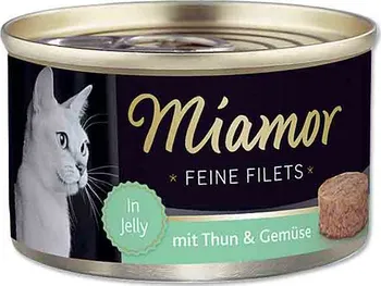 Krmivo pro kočku Miamor Fine Filets konzerva tuňák/zelenina 100 g
