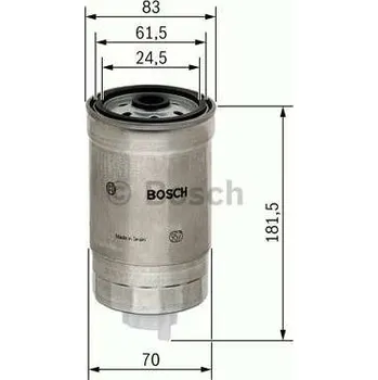 Palivový filtr Palivový filtr BOSCH BO1457434184