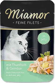 Krmivo pro kočku Miamor Feine Filets kapsička tuňák/zelenina 100 g