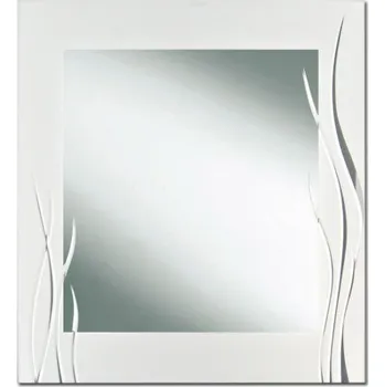 Zrcadlo Zrcadlo koupelnové 40 x 60 cm tráva na nalepení (Zrcadlo do koupelny, nástěnné, zrcadlo na stěnu, kosmetické)