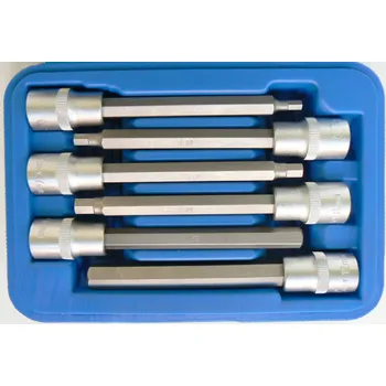 Hlavice zástrčné 1/2", Inbus 5 - 12 mm, délka 140mm, materiál S2, 6 dílů, Condor Werkzeug (Condor - Werkzeug)