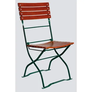 Zahradní židle Pierot jasan skládací, formovaný sedák (úzké laťování)