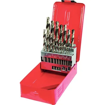 Vrták Vrtáky spirálové broušené HSS, 1,0 - 10,0 mm, sada 19 dílů, Triumf (Triumf - profi)