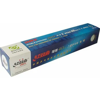 Raketový sport Míčky na stolní tenis Double Happines 40mm 2star 6ks