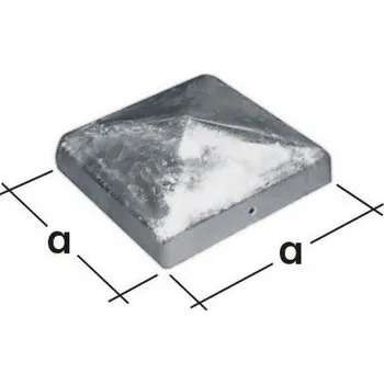 Příslušenství pro plot Stříška čtvercová pro sloup DK 70 (Krytka na sloupek zahradní )