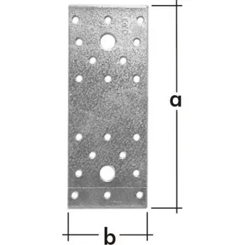 Spojovací materiál motoru LP2 - spojka plochá 140x55x2,5 mm (Plochý konektor)
