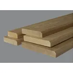 Dřevěný masivní dubový práh 60 x 10 x 2 cm