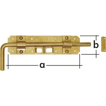 pant Zástrč zasouvací 240 x 60 mm WRG240 (Zástrč dveřní vratová branková )