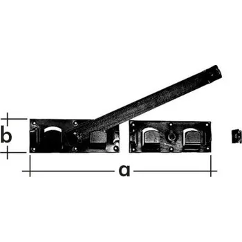 příslušenství k bráně Závora branová 440x70x180mm černá