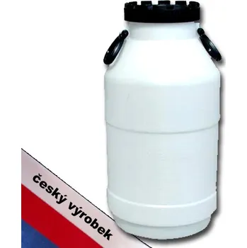 Barel na vodu 20L s uzávěrem (Barel sud nádoba na ovoce kvašení kvásek konev širokoúhlá)