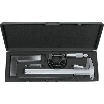 Mikrometr Měřítko posuvné, mikrometr, úhelník - sada, Triumf (Triumf - profi)