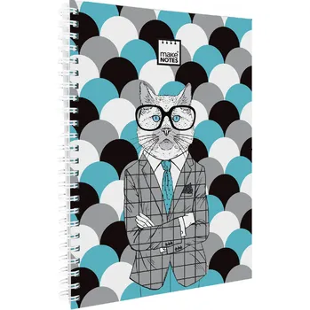 Zápisník MAKENOTES Zápisník A4 PORTRAIT CAT