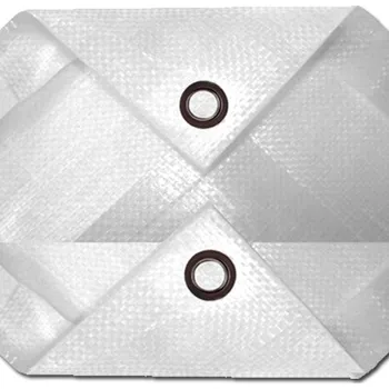 Krycí plachta plachta s oky 4x 5m BÍ 140g/m2, kašírovaná (Plachta na zakrytí 140g/m2)