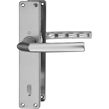 Dveřní kování Dveřní kování 90 mm OK HOPPE stříbrná (Dveřní kliky na dveře klika pro dveře)