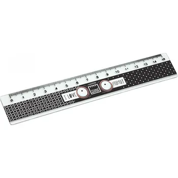 pravítka MAKENOTES Pravítko I LOVE HUHU!