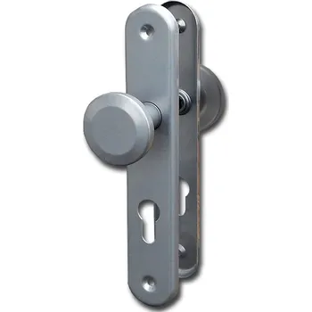 Dveřní kování FAB Dveřní kování madlo koule otočná 90 mm stříbrná