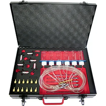Sada nářadí Tester vstřikovačů, Common Rail s adaptéry, Triumf plechový kufr, Triumf (Triumf - profi)