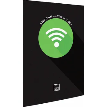 Sešit MAKENOTES Sešit A4 KEEP CALM zeleno-černý