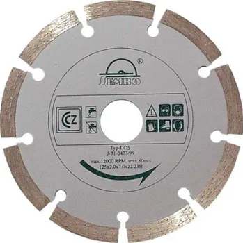 Řezný kotouč Kotouč diamantový segmentový 150 mm, Sembo (Sembo)