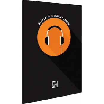 Sešit MAKENOTES Sešit A4 KEEP CALM oranžovo-černý