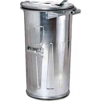 Popelnice Popelnice 110 L Zn kulatá MEVA (Popelnice plechová pozinkovaná MEVA 110 L)