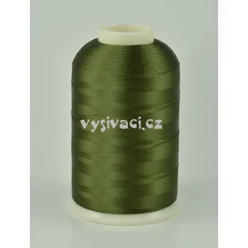 Nit vyšívací nitě zelená ROYAL C411 návin 5000m viskóza návin: 1 kón návin 5000m