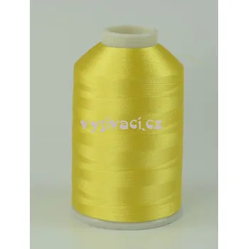 Nit vyšívací nitě žlutá ROYAL C006 návin 5000m viskóza návin: 1 kón návin 5000m