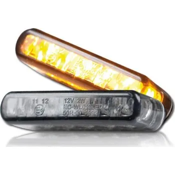 Osvětlení pro motocykl Led moto blinkry Streak, tónované sklo, homologované