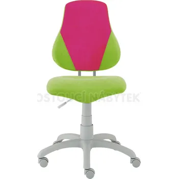 Dětská rostoucí židle Alba FUXO V-line ostře zelená-růžová