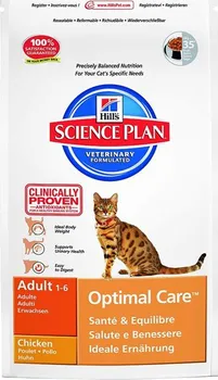 Krmivo pro kočku Hill's Feline Adult Optimal Care Chicken