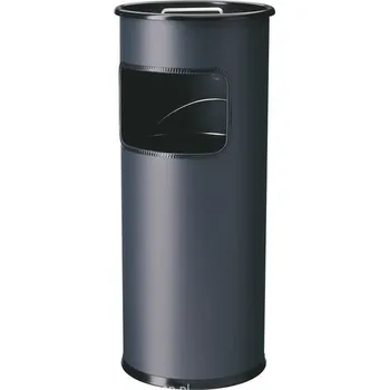 Kovový koš s popelníkem 17+2 l - Antracit
