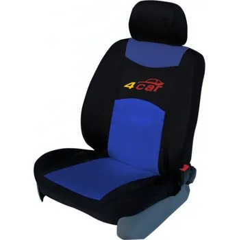 Potah sedadla Autopotahy 4 Car Škoda Octavia I. s dělenou zadní sedačkou a zadní loketní opěrkou, modré