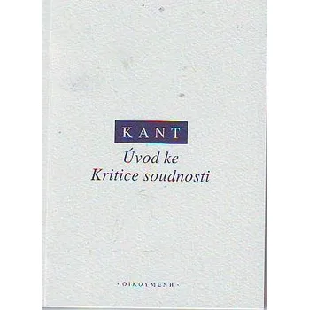 Úvod ke kritice soudnosti: Immanuel Kant