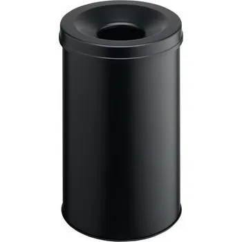 Odpadkový koš Samozhášecí koš Safe, 30 litrů - Černý