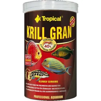 Krmivo pro rybičky TROPICAL Krill gran 5l vědro