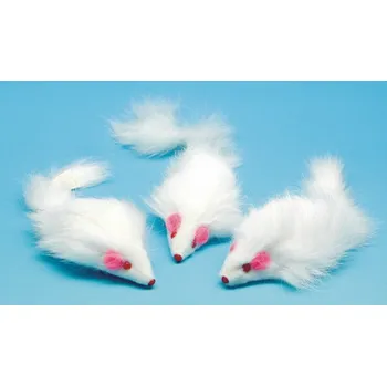 Hračka pro kočku Myška huňatá - střední