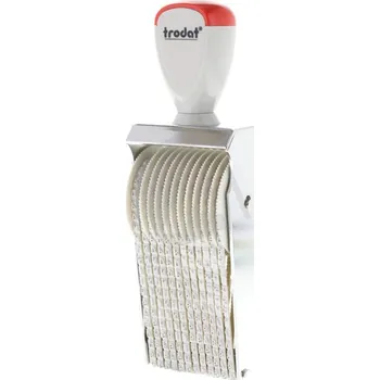 Trodat Číslovací razítko s písmeny | abecedou Alfabet 3/12, výška znaků 3 mm, 12 míst