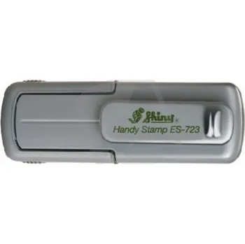 Razítko Shiny Kapesní razítko ES-723 Eco Line, šedá, rozměr otisku max. 47 × 18 mm