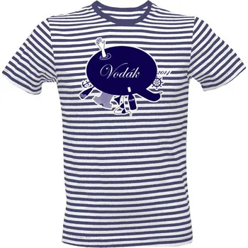 Tričko s potiskem Vodák pruh pánské