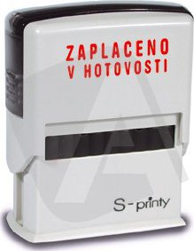 Trodat Razítko Trodat S Printy 4911 s textem ZAPLACENO V HOTOVOSTI